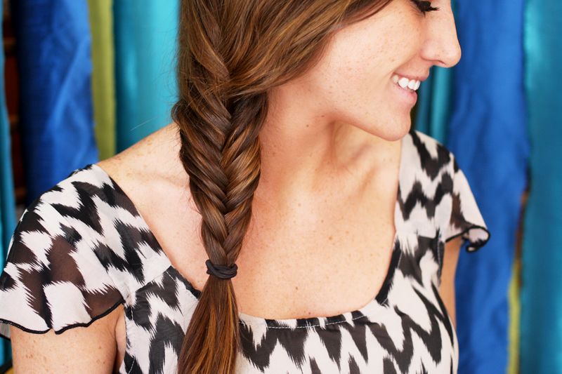 How To Style a Fishtail Braid - A Beautiful Mess