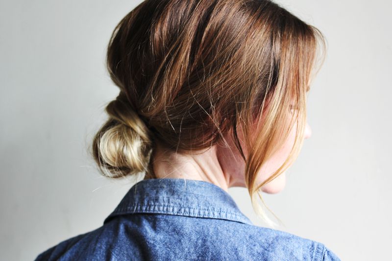 How To Style A Low Bun A Beautiful Mess