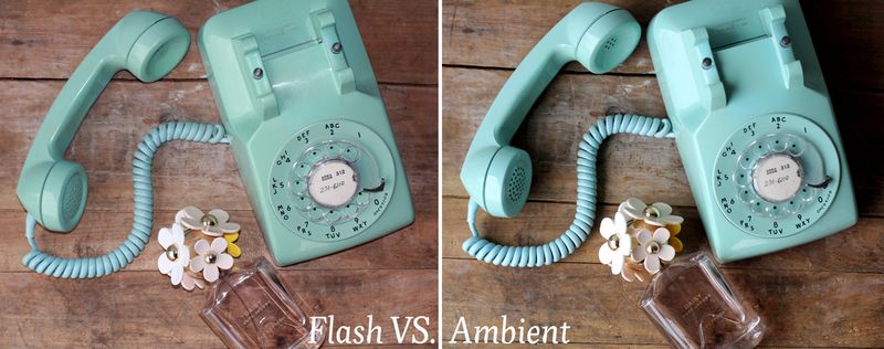 3 flash vs. ambient light