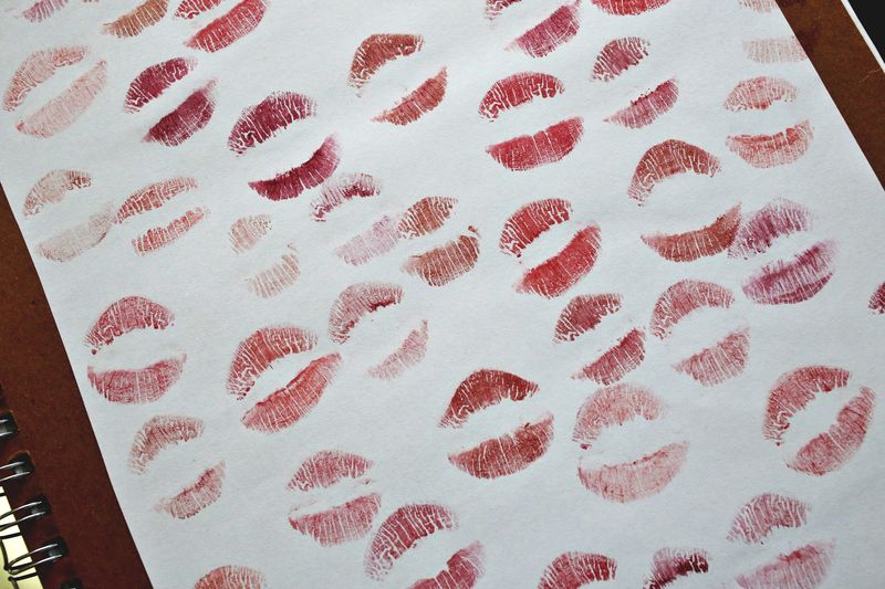 Making lipstick art… it's fun!