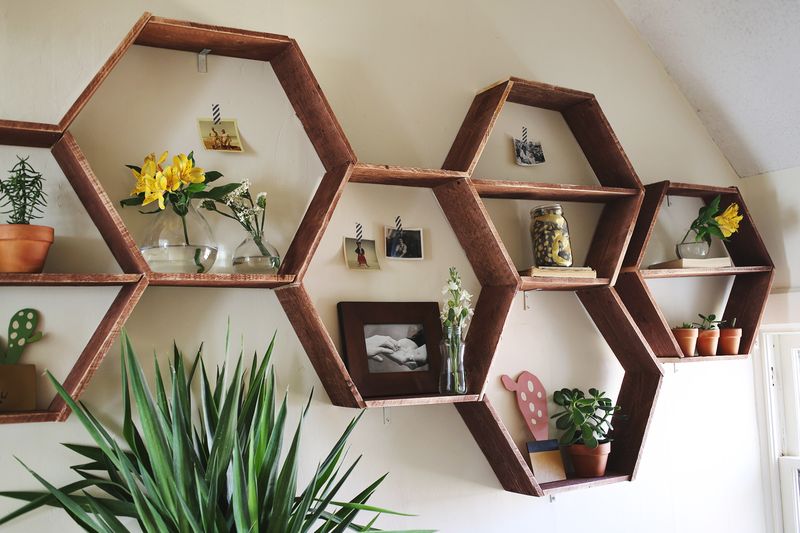 Honeycomb Shelves-detail
