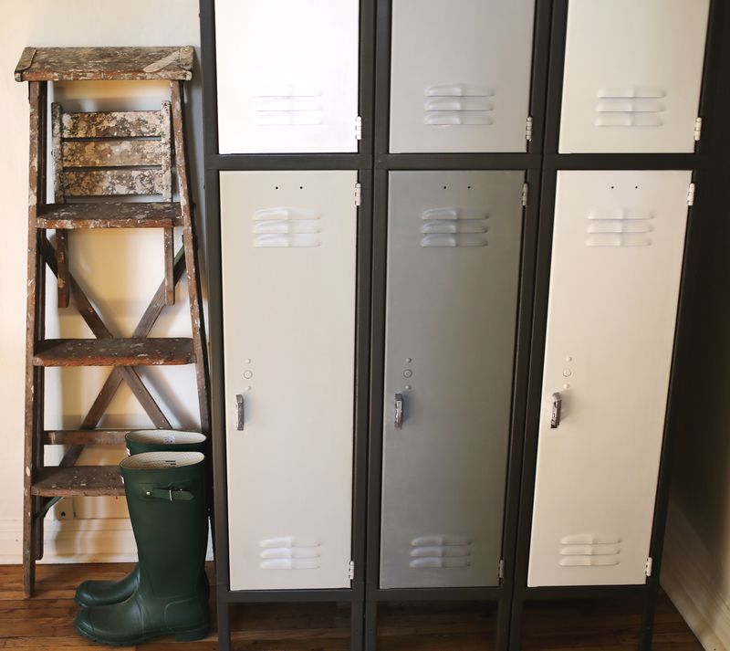 Old locker = extra storage!