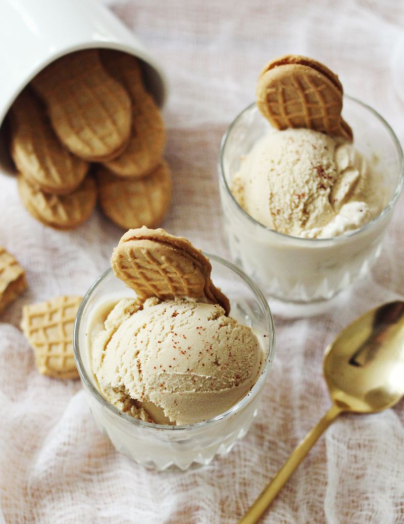 Peanut butter and cayenne ice cream