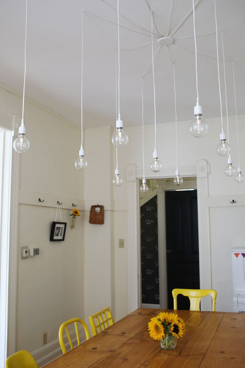 Elsie S Dream Diy Light Fixture A, How To Make A Dining Room Light Fixture