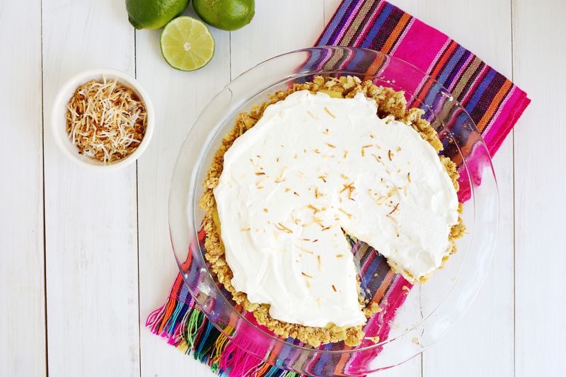Perfect dessert for summer! (Easiest Ever) Coconut Lime Pie        