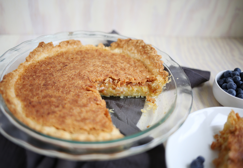 Toasted coconut chess pie (click through for recipe) 