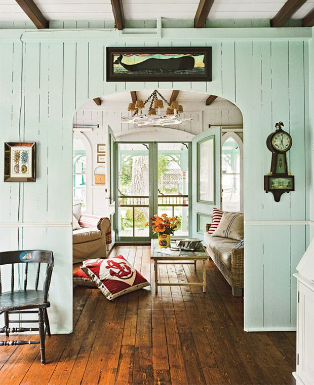 Interiors with elements inspired by New England Style