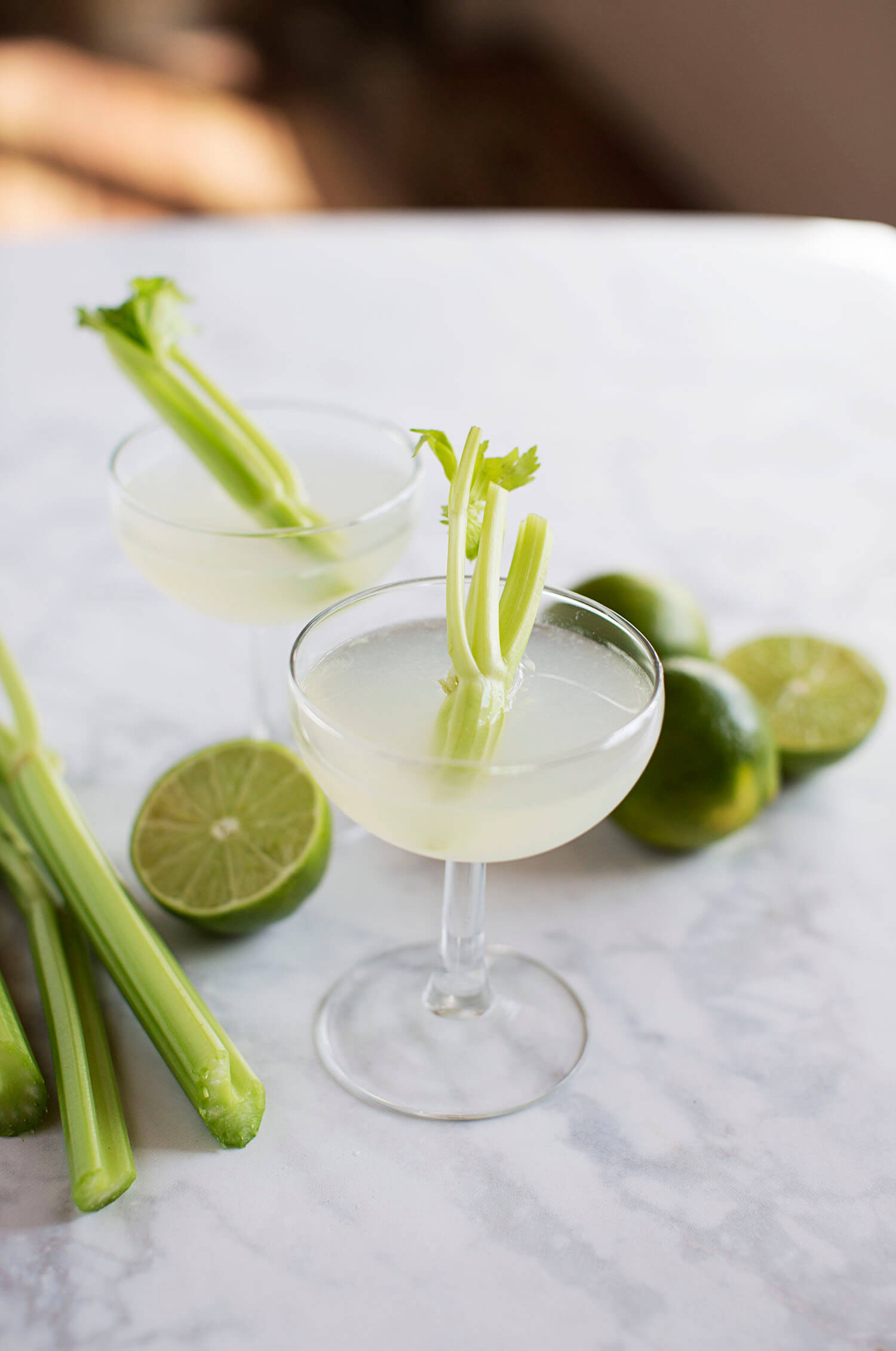 Celery and Lime Gimlet (via abeautifulmess.com) 