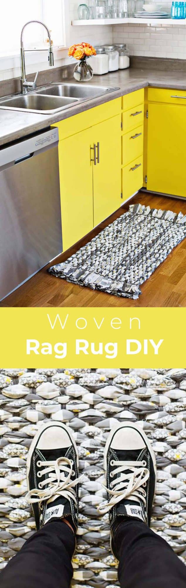 Woven Rag Rug Making How To Make a Braided Rug - A Beautiful Mess