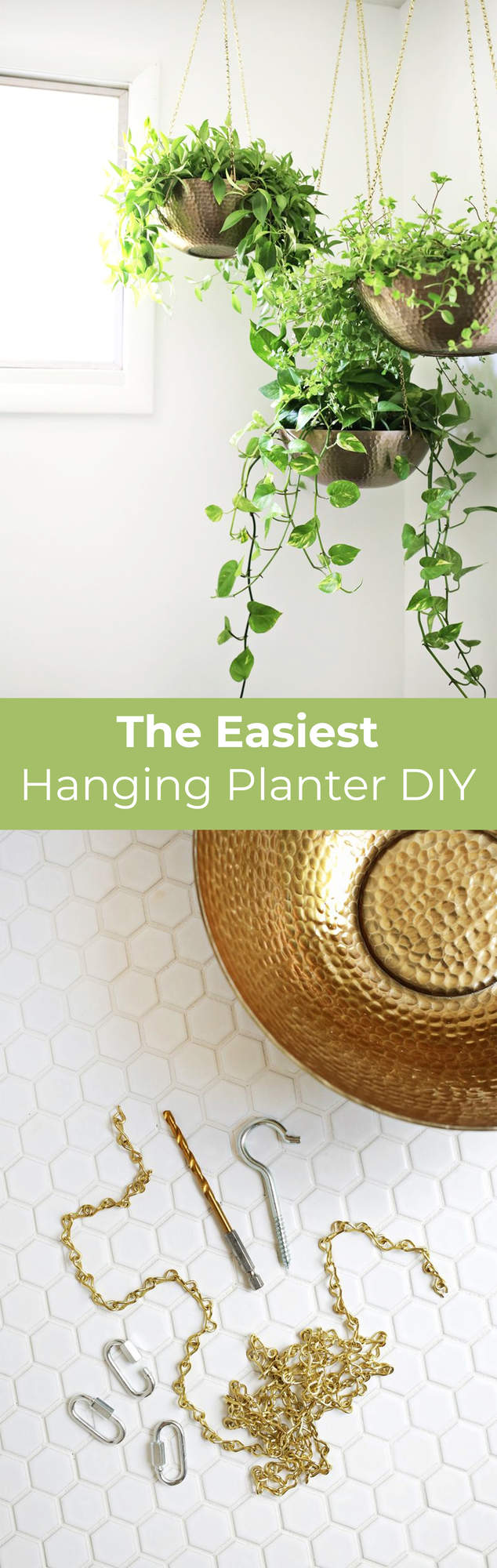 Easy Hanging Planter DIY - A Beautiful Mess