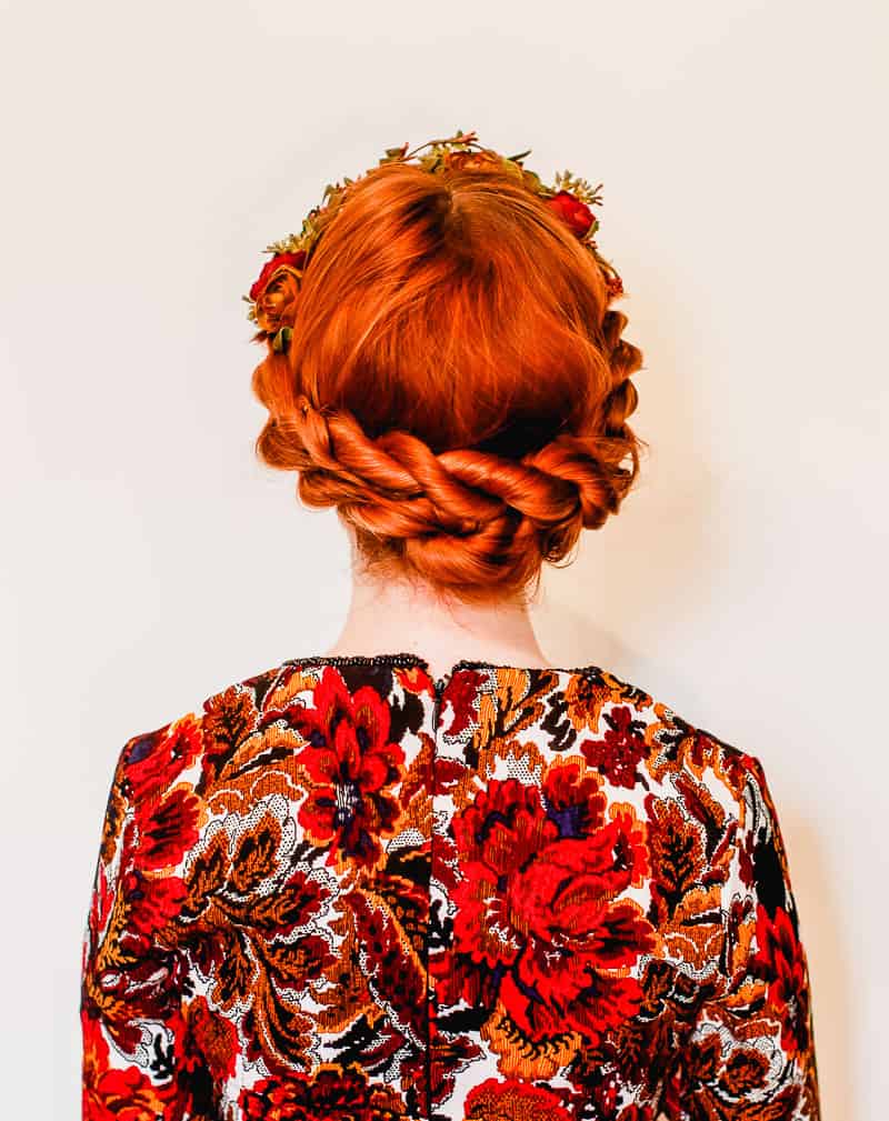 Easy Twisted Updo - A Beautiful Mess