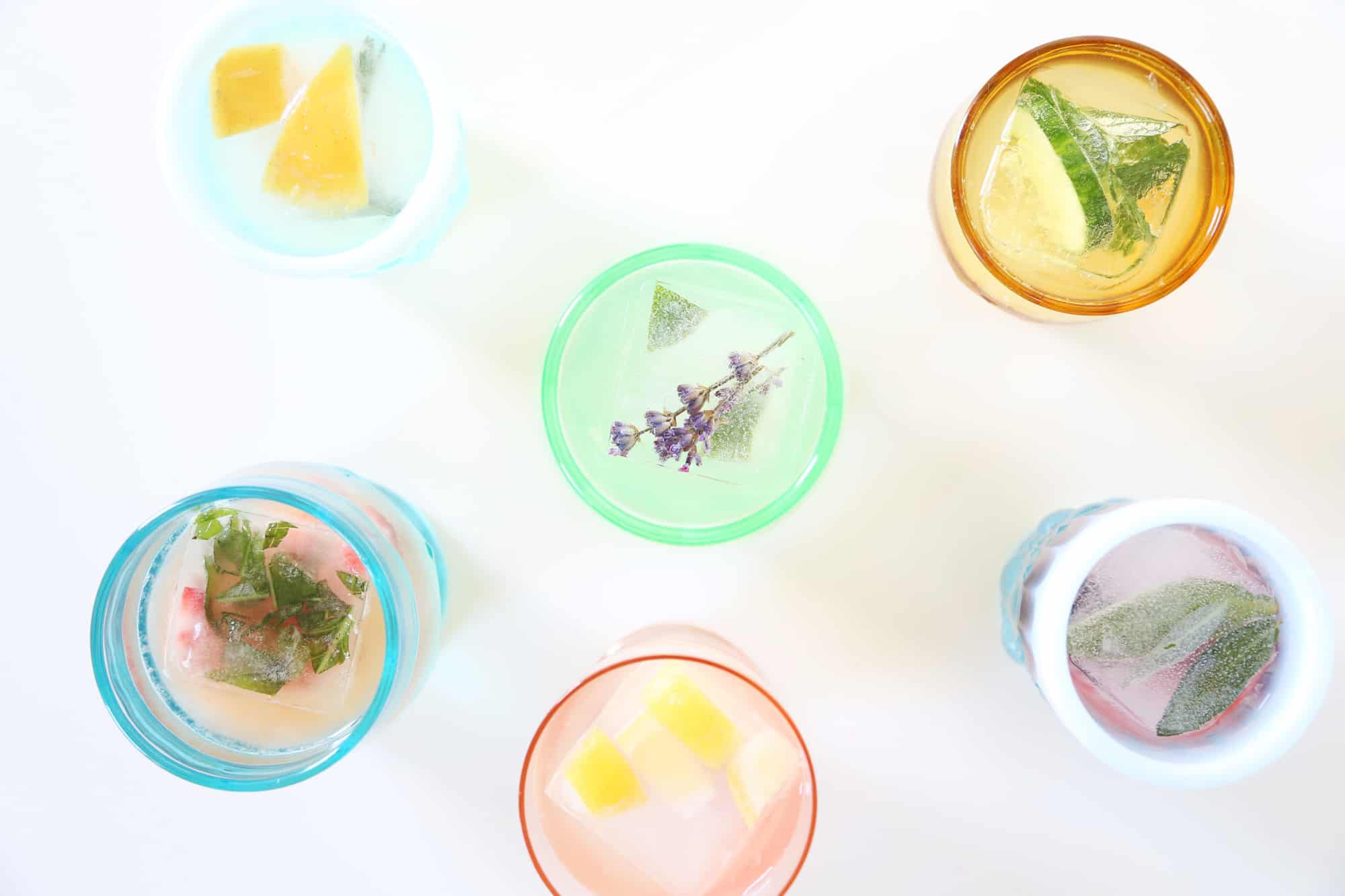 Gin Fix with Infused Ice Cubes - A Beautiful Mess
