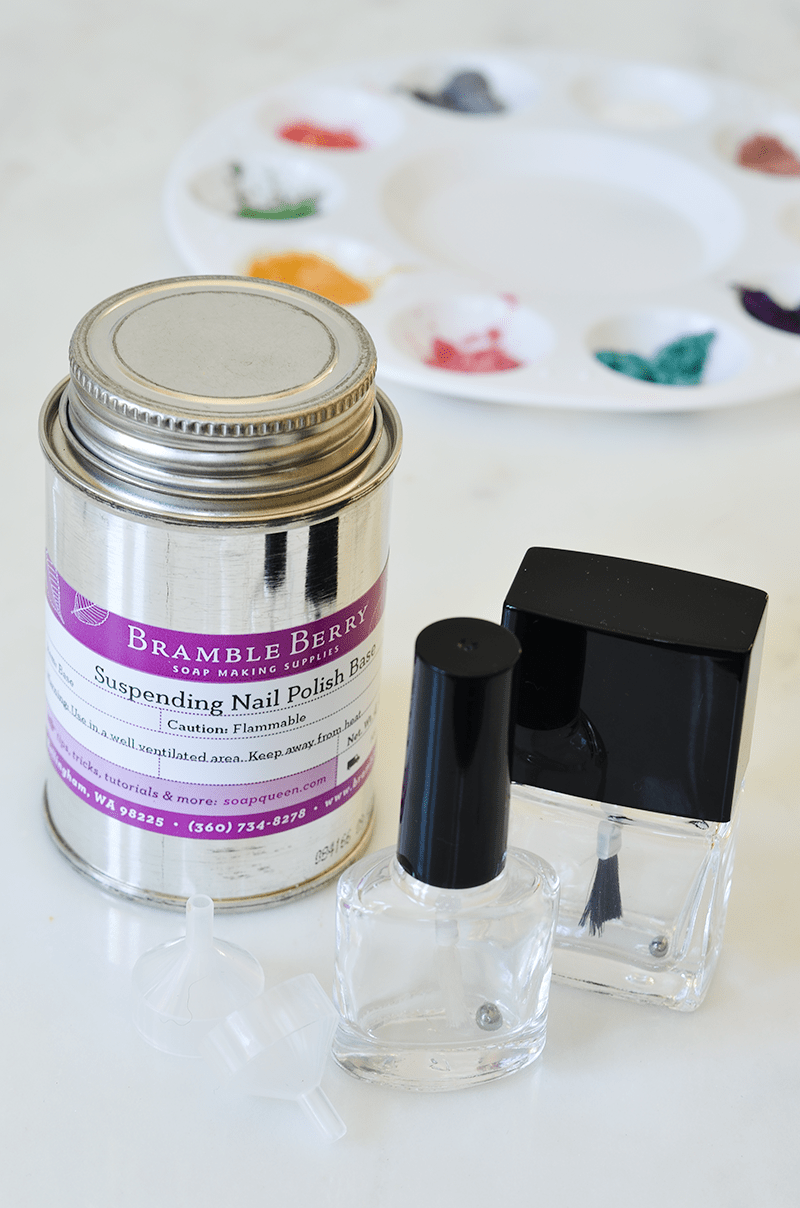 Make Your Own Custom Color Nail Polish - A Beautiful Mess