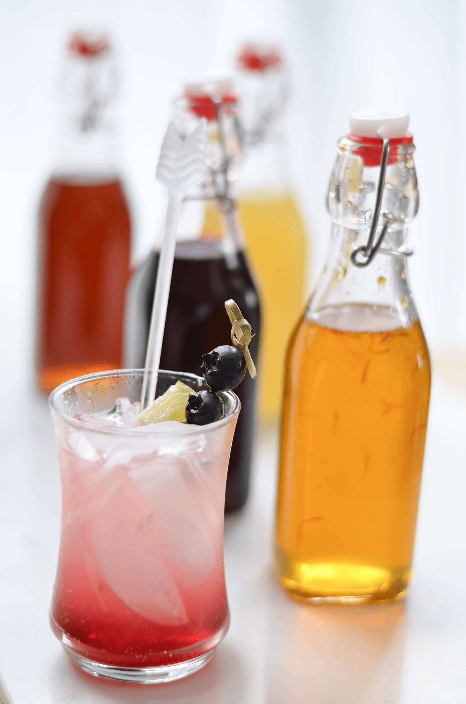 Make Your Own Flavored Simple Syrups - Four Ways! (Click through for recipe)