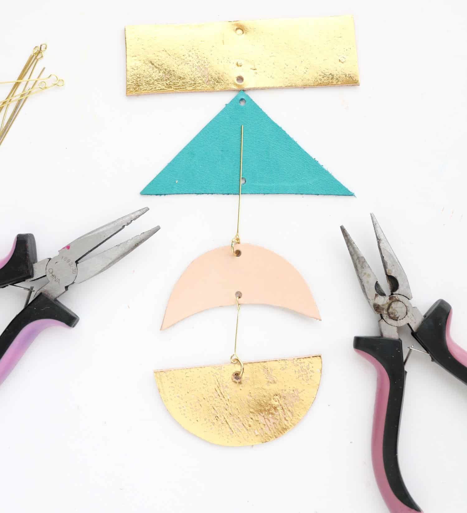 Make a Simple Leather Wall Hanging (Click Through for Tutorial)