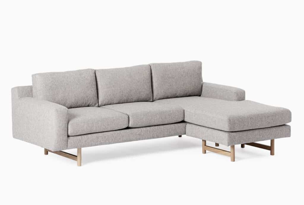 reversible grey sectional sofa