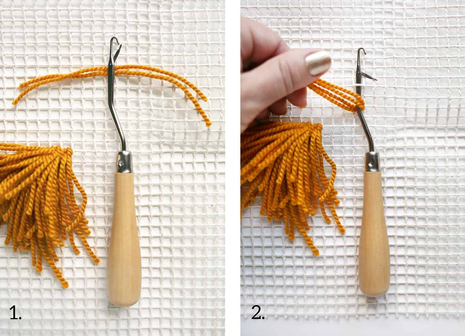 Latch Hook Wall Hanging DIY A Beautiful Mess
