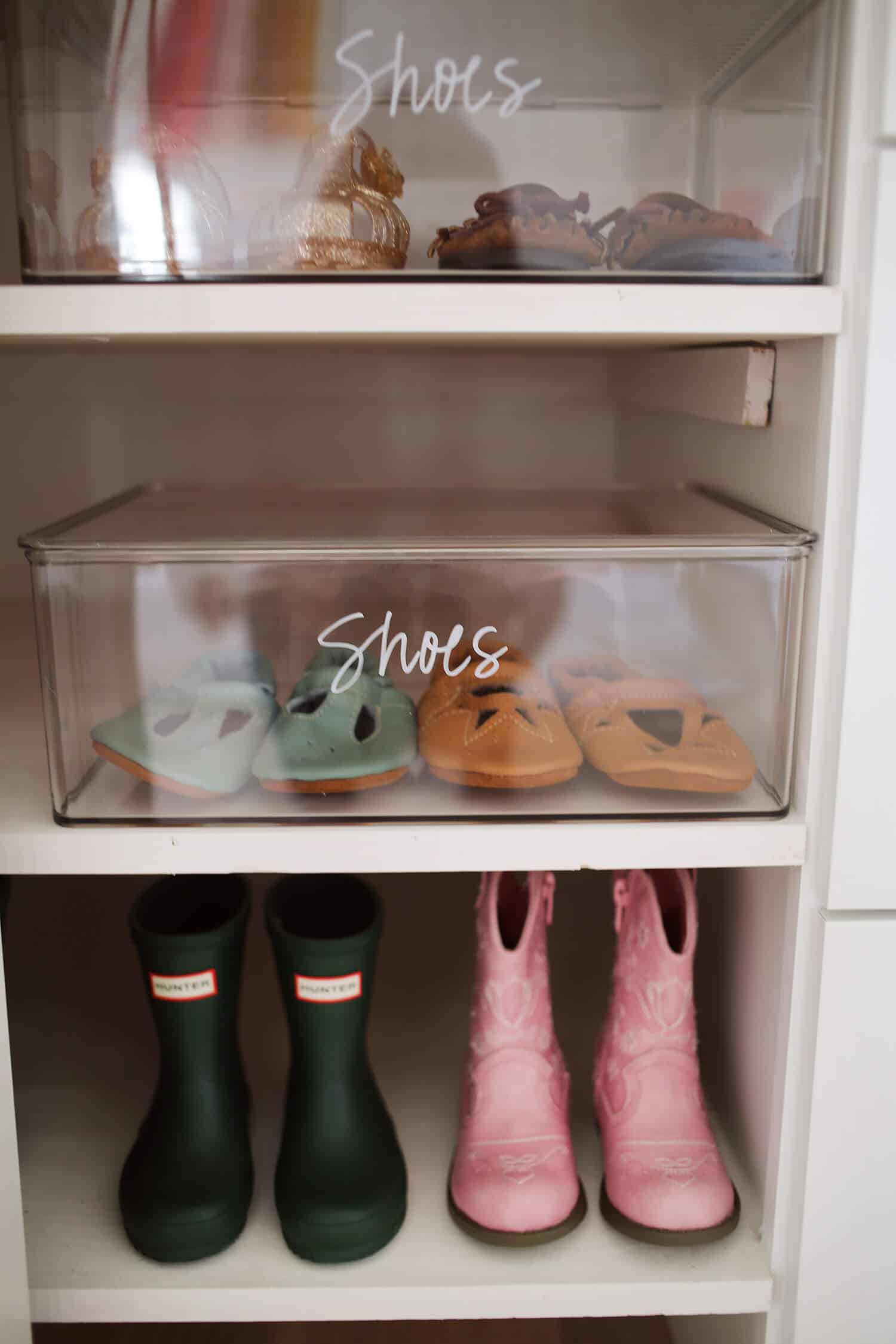 baby shoe organizer for closet