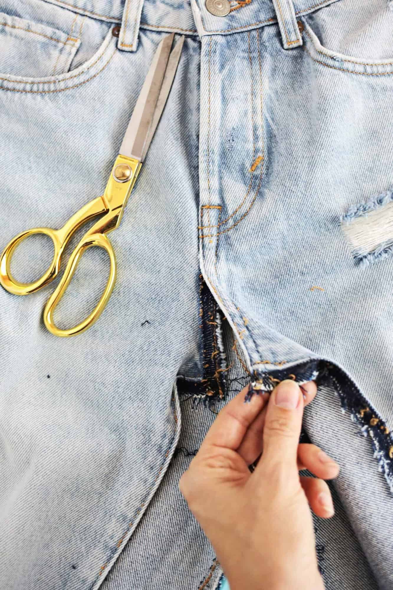 Make Your Own Jean Skirt! - A Beautiful Mess