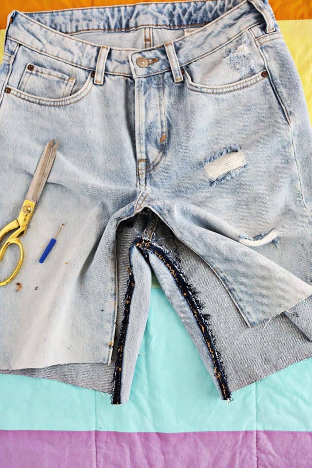 Make Your Own Jean Skirt! - A Beautiful Mess