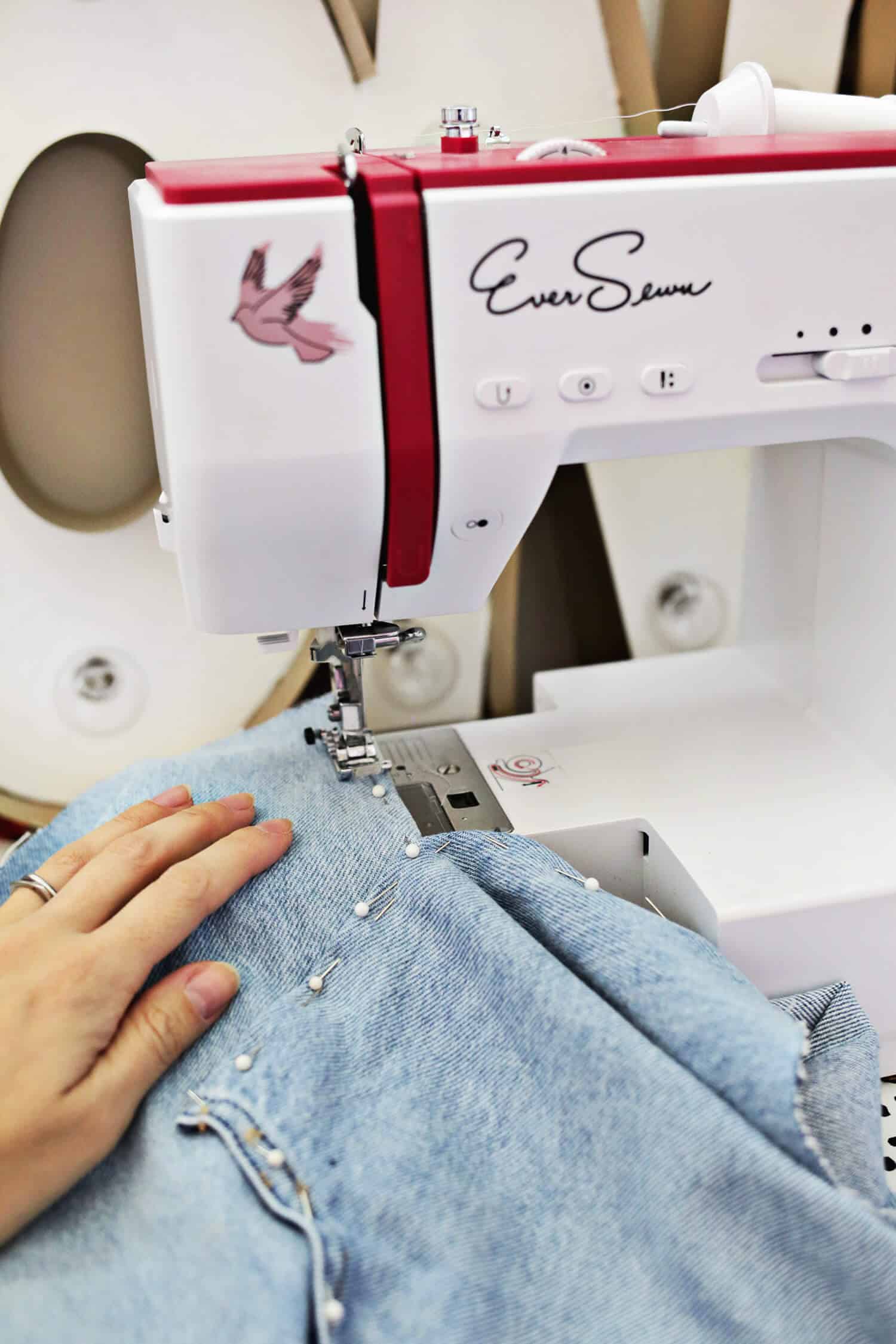 100% Cotton Denim Handmade in Sewing Machine Unique Design For RocknRoll Fashion Fancy Stylish Jean Skirt M sized