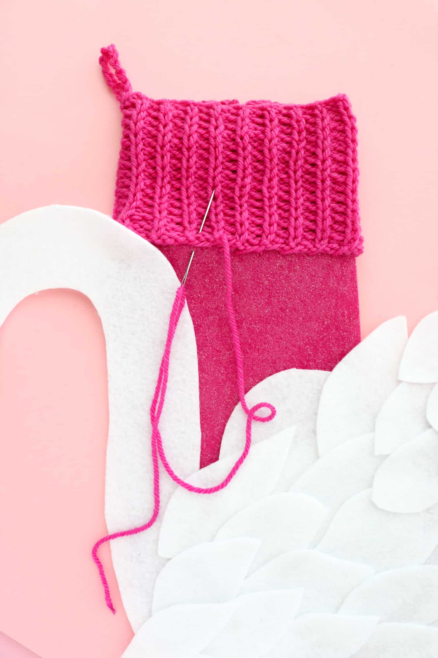 Make-your-own-Swan-Stocking-