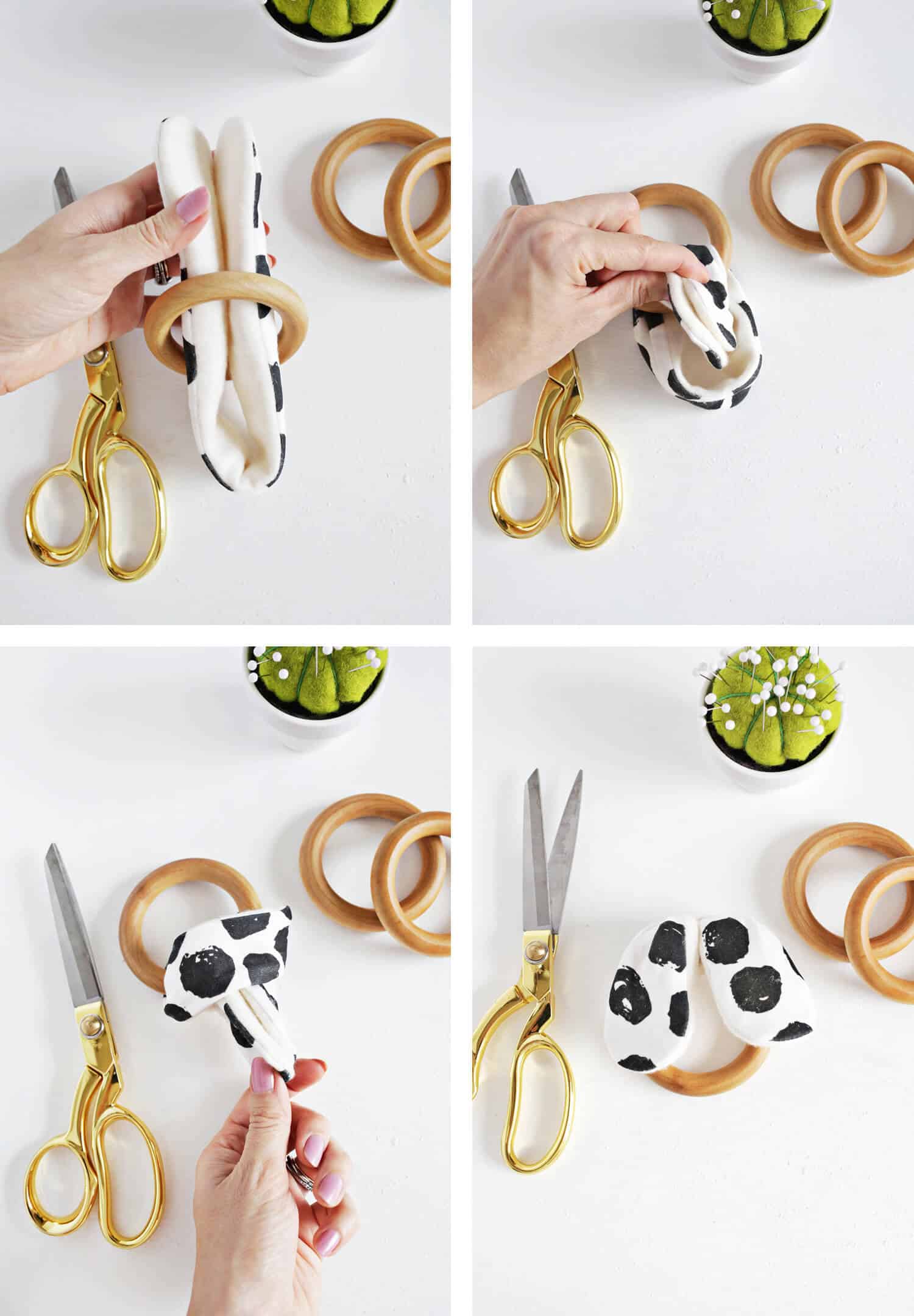 Wooden Ring Crinkle Teether Diy A
