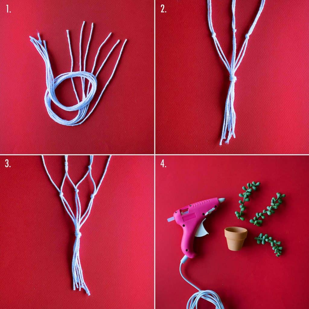 DIY Hanging Planter Ornament - A Beautiful Mess