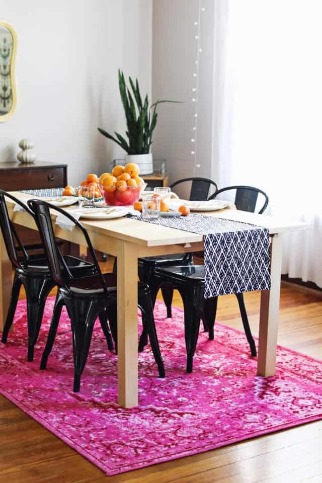 Table Runner Tutorial - A Beautiful Mess