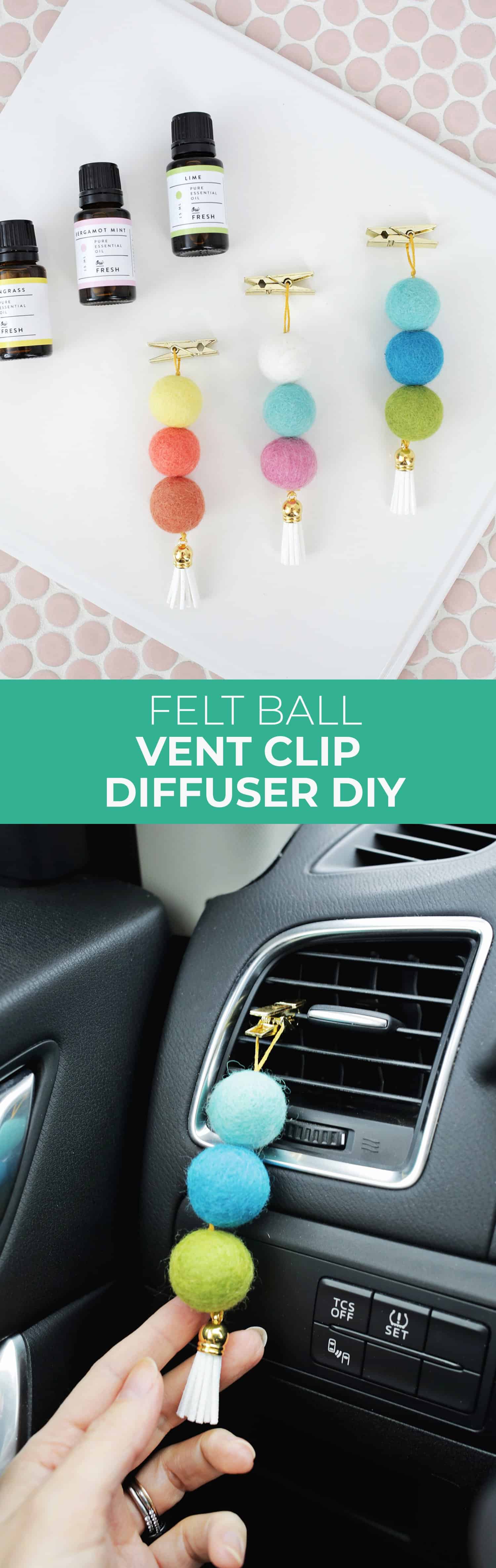 Easy Wool Ball Diffuser For Your Car! - A Beautiful Mess