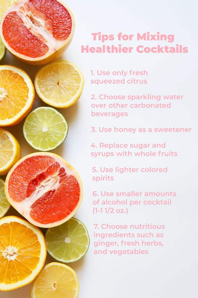 Tips for Mixing Healthier Cocktails - A Beautiful Mess