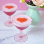 hibiscus sour cocktail