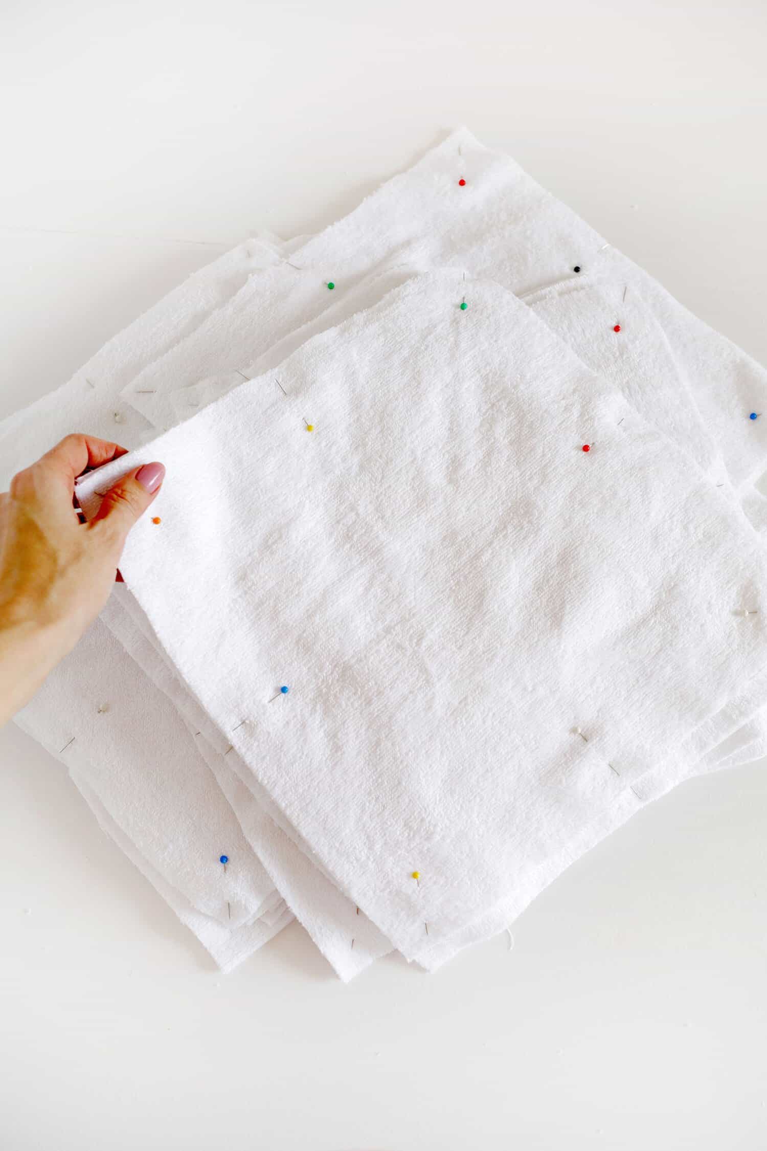 Sample only of White Paperless Towels Organic Paperless Towels Baby Wipes or Bamboo Wipes 