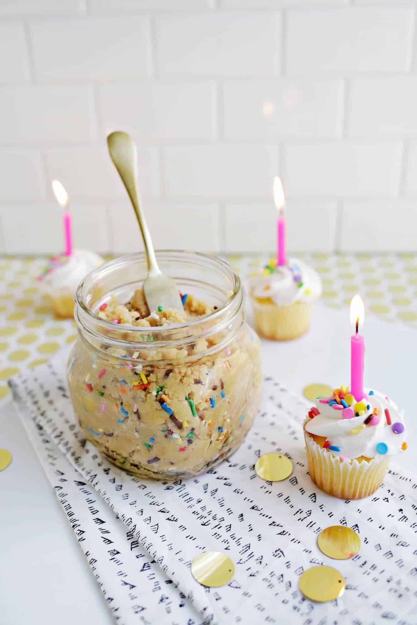 Birthday Cake Cookie Butter - A Beautiful Mess