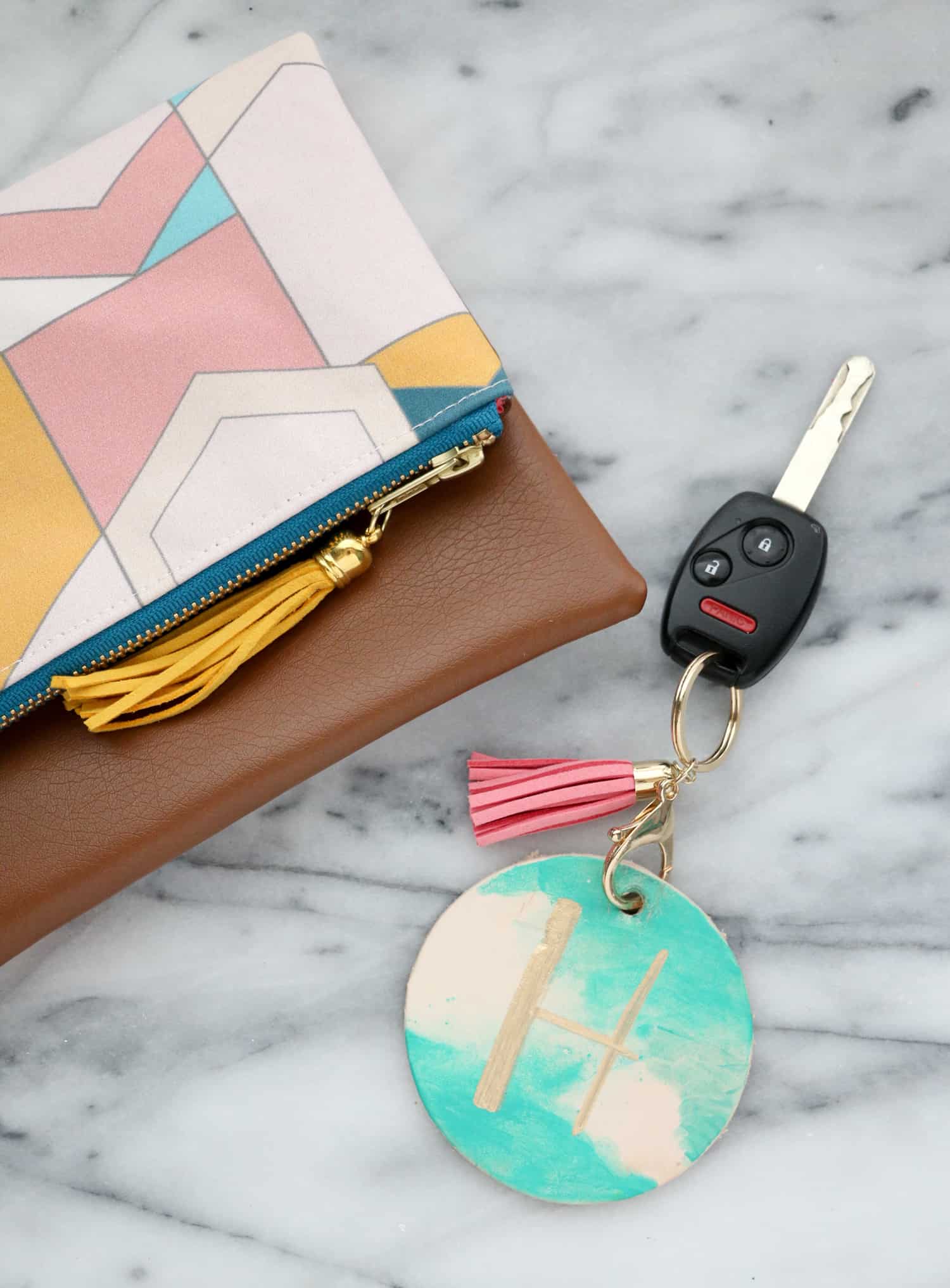 Make your own watercolor luggage tags