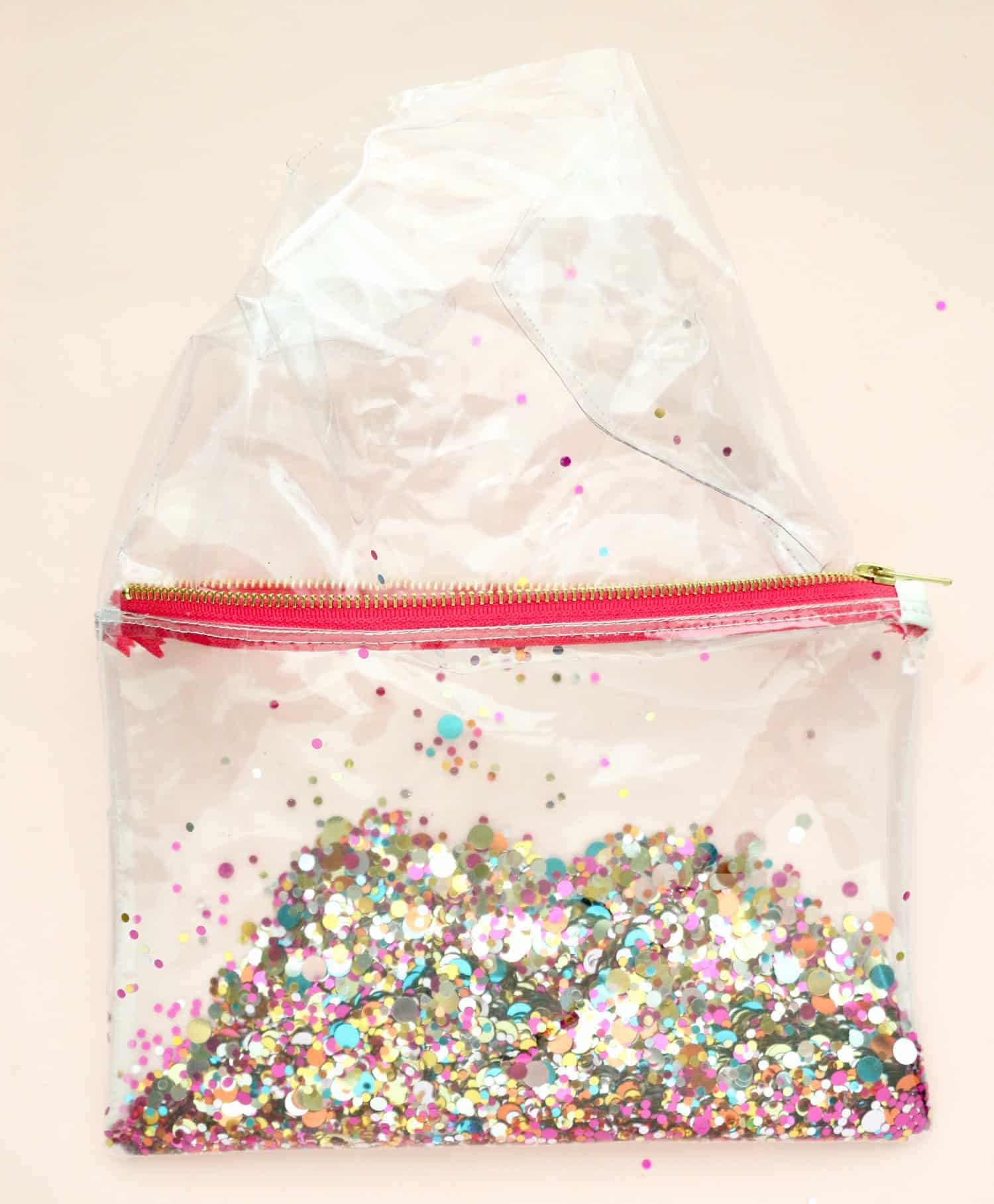 Make Your Own Confetti Zip Pouch