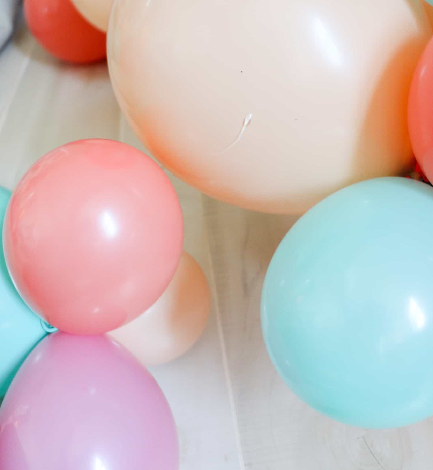 Make a Balloon Garland for your Front Door
