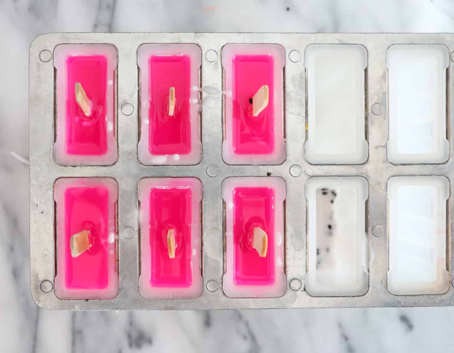 DIY Dragon Fruit Soap Popsicles