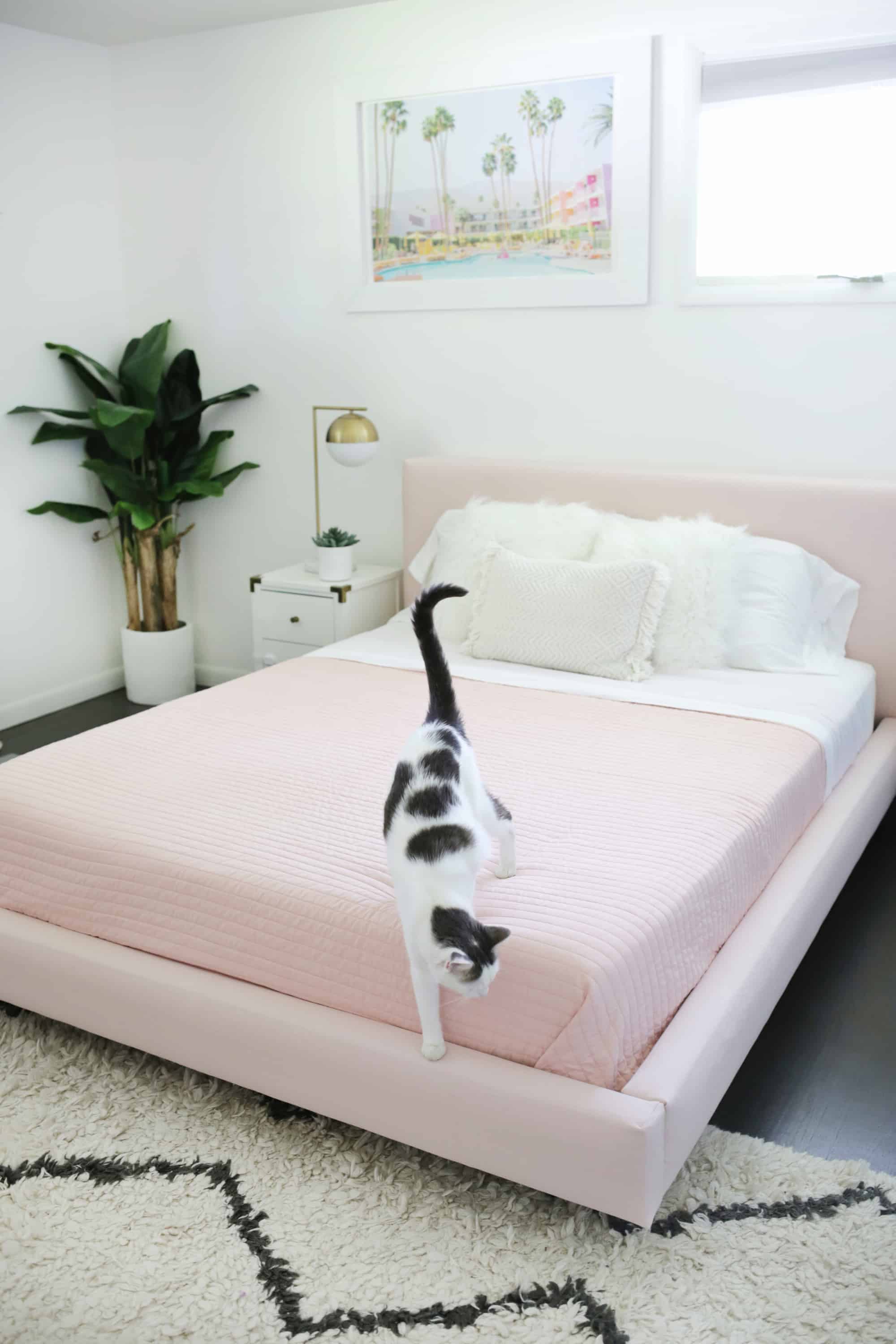 Reupholster Your Bed Frame In One, Platform Bed Frame You Can Attach Headboard To