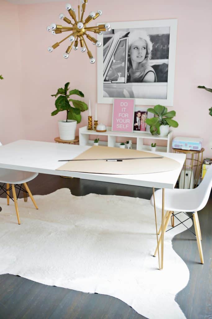 Ikea DOCKSTA Table Hack - A Beautiful Mess
