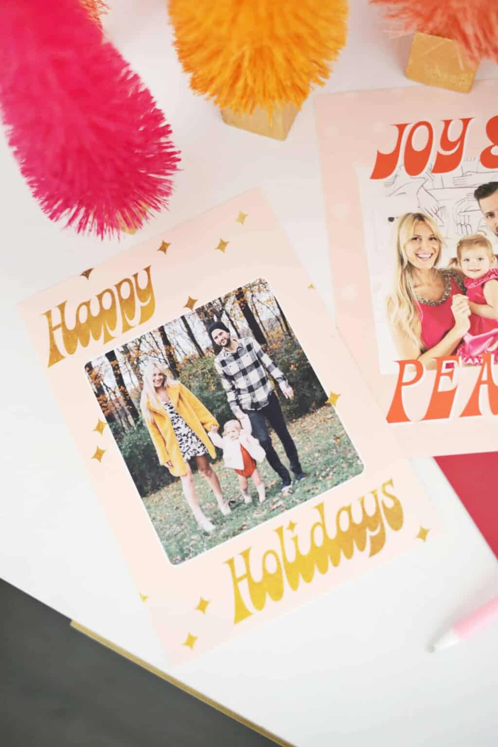 Print Your Own Holiday Cards (Template Included) - A Beautiful Mess