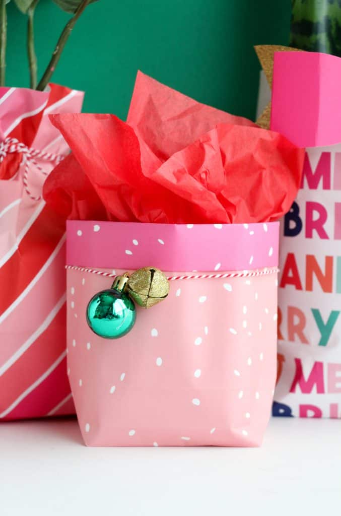 How to Make a Gift Bag Out of Wrapping Paper - A Beautiful Mess
