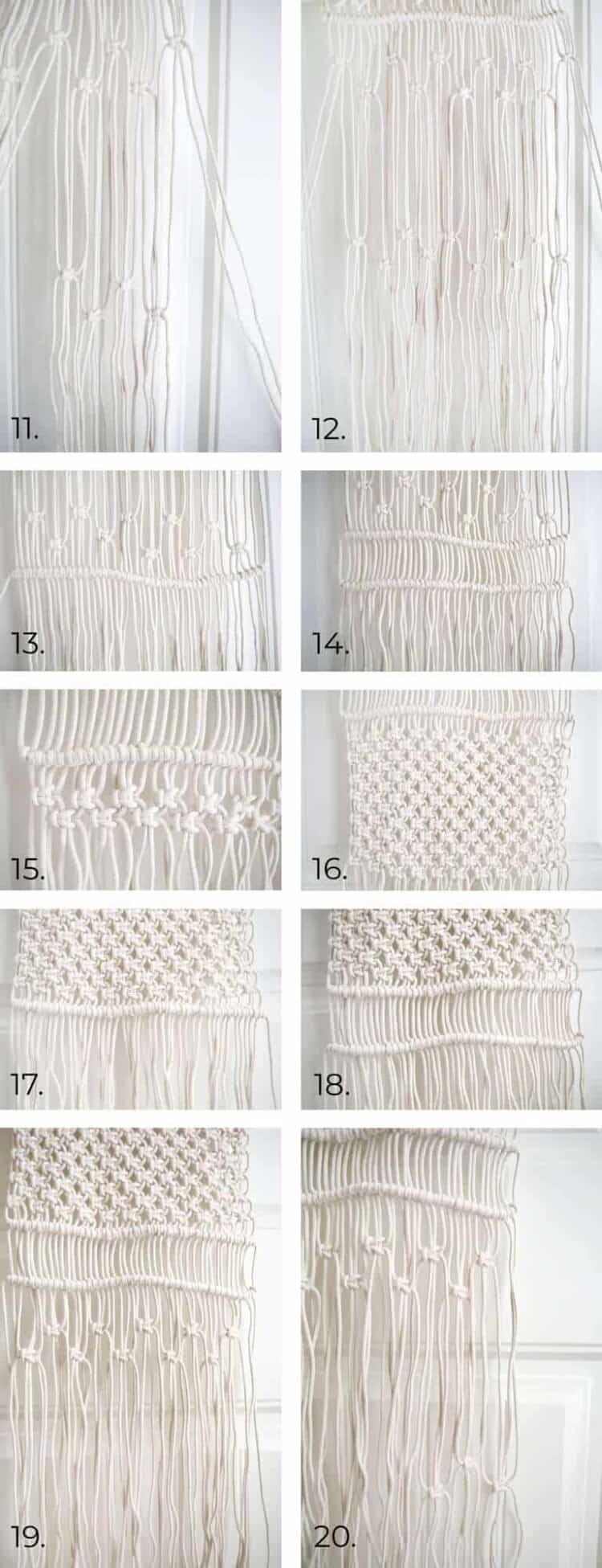 Macrame Table Runner DIY - A Beautiful Mess