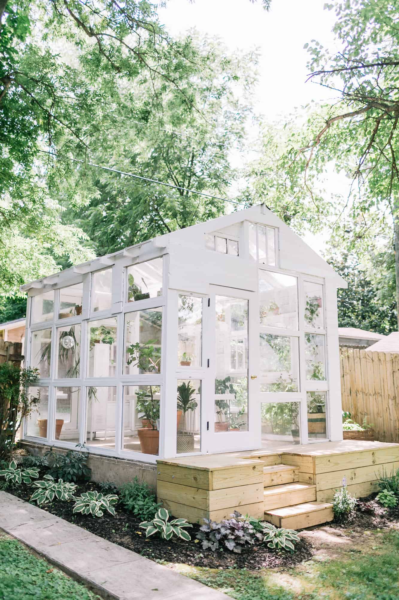 How to build a hot house out of old windows How To Build A Greenhouse A Beautiful Mess