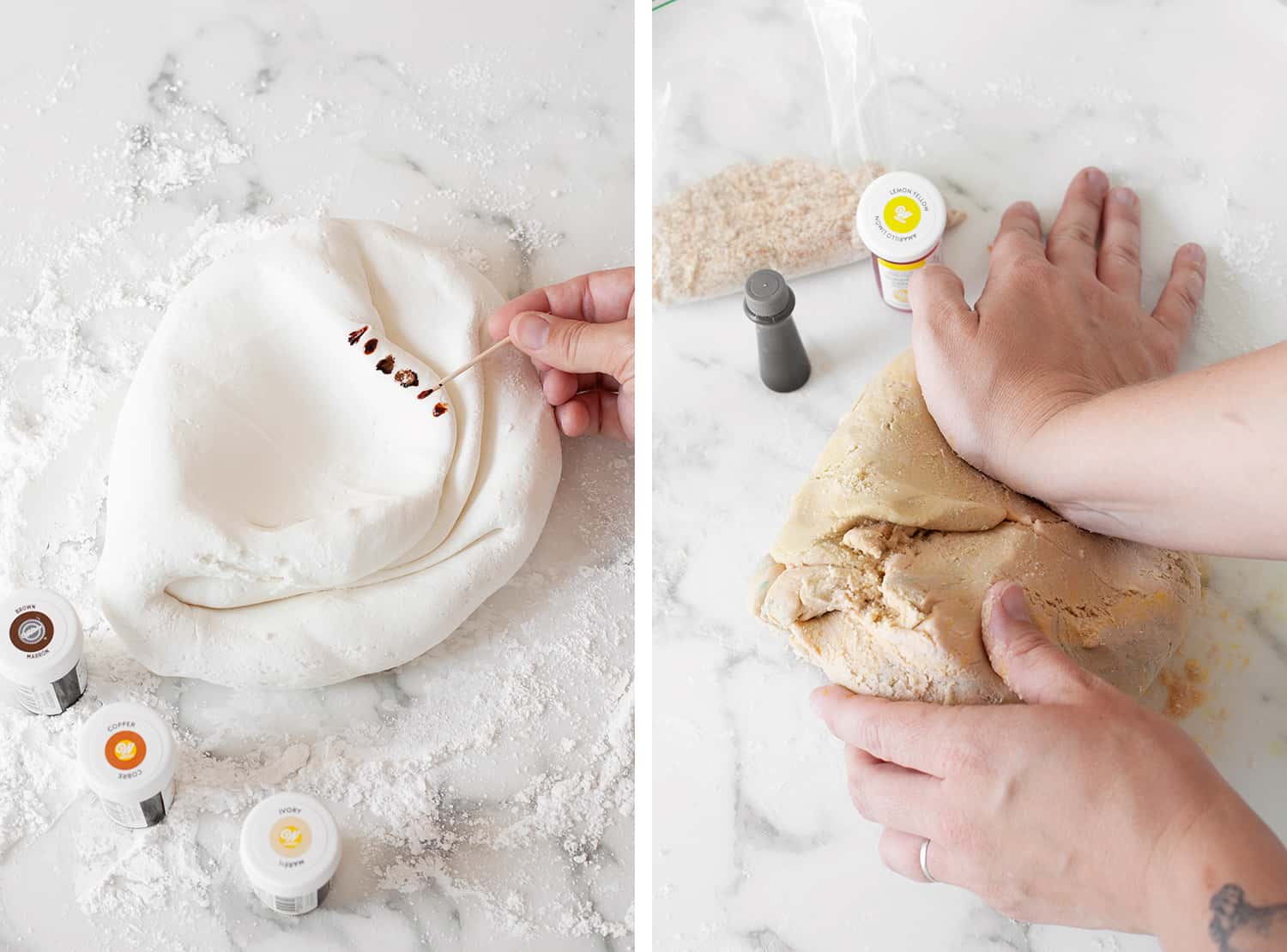 how to make fondant seashells