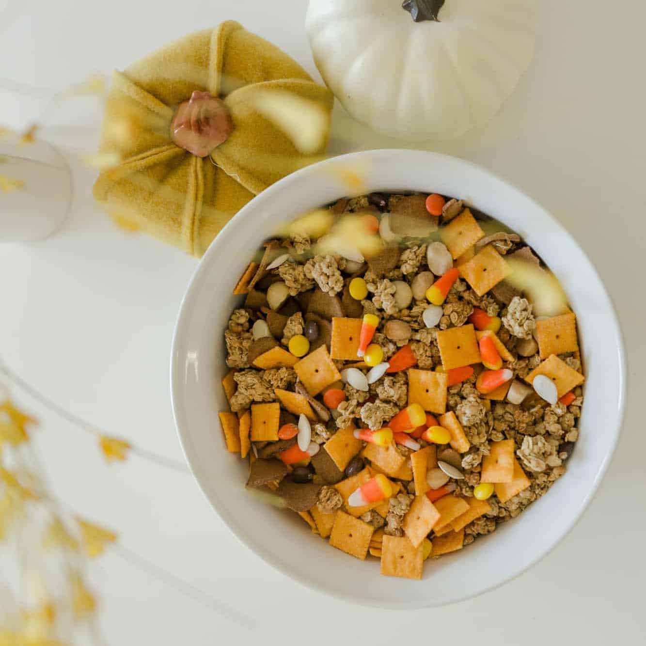 Make Your Own Autumn Trail Mix - A Beautiful Mess