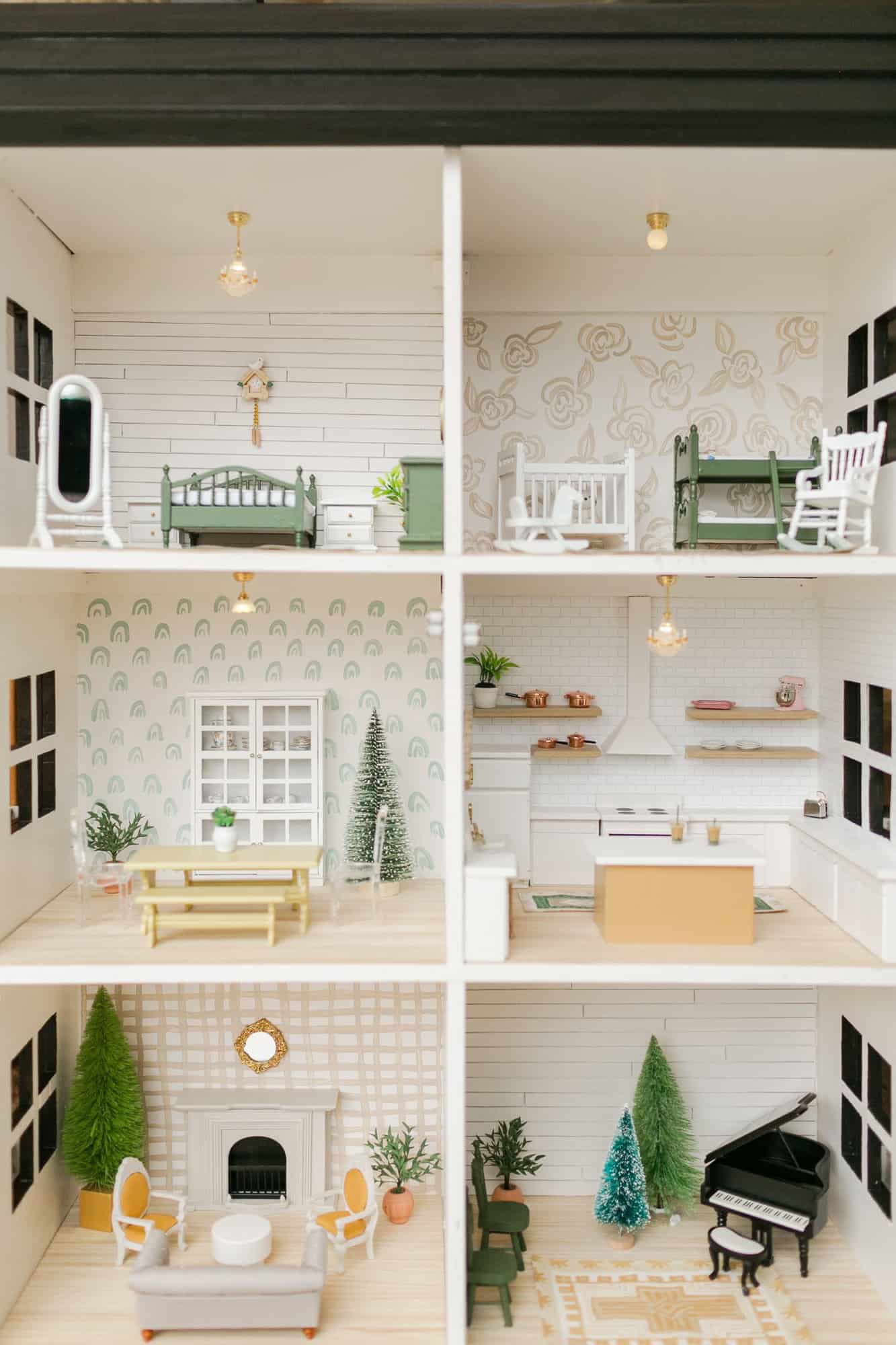our sweet family 8 room dollhouse