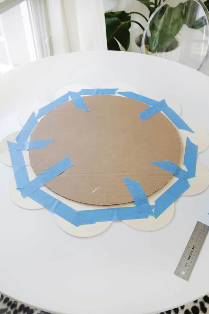 Flower Mirror DIY - A Beautiful Mess