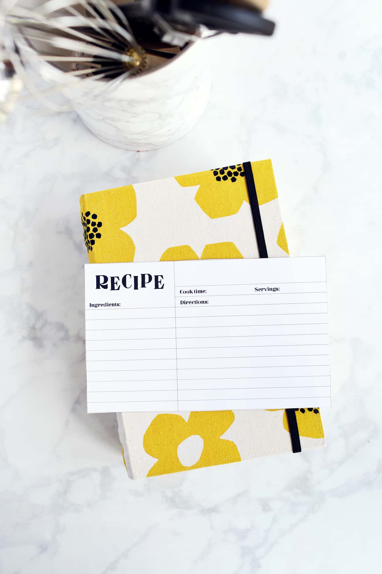 DIY Recipe Book with a Free Recipe Binder Printable - YES! we made this