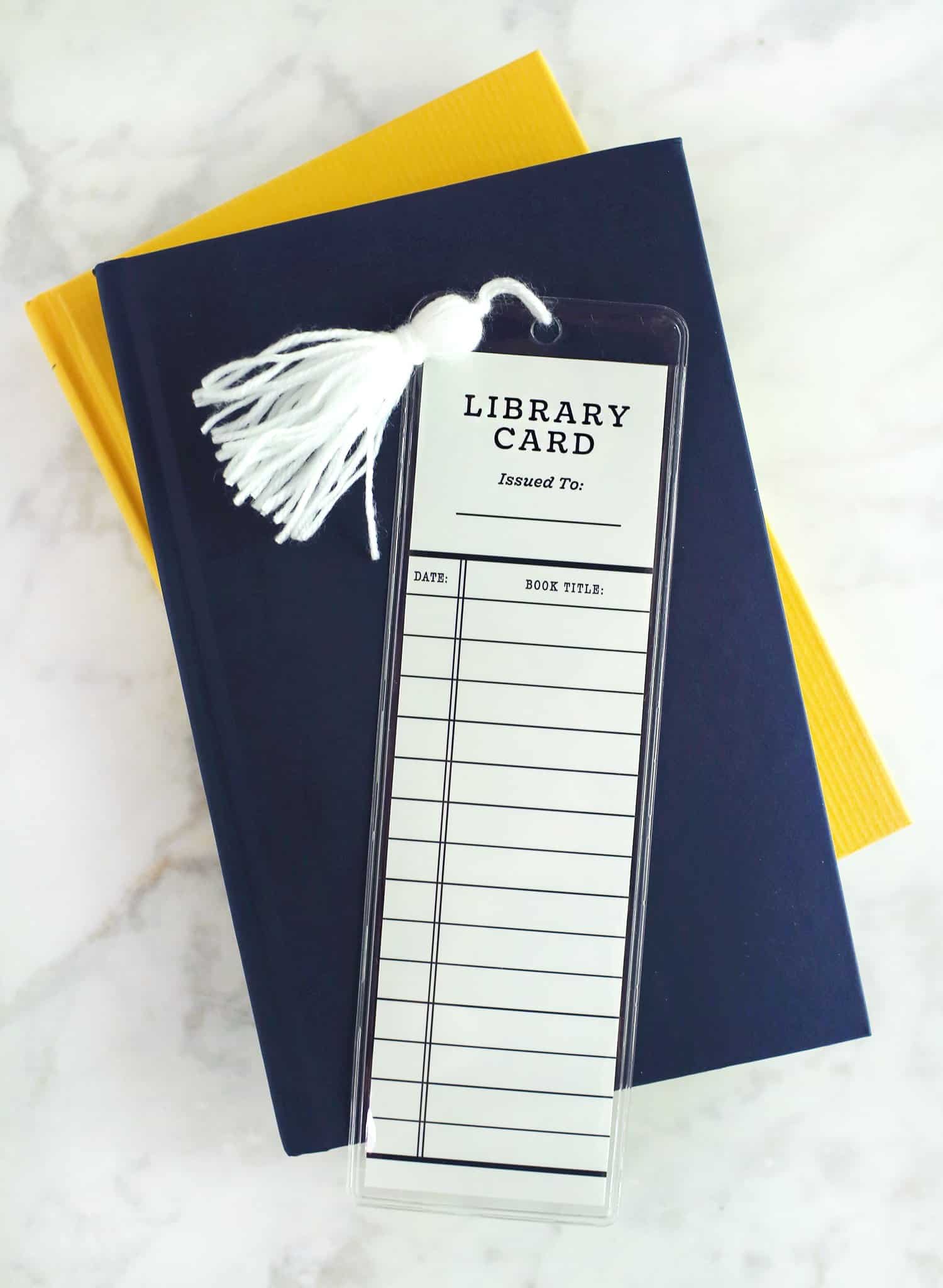 Library Card Bookmark Free Printables A Beautiful Mess